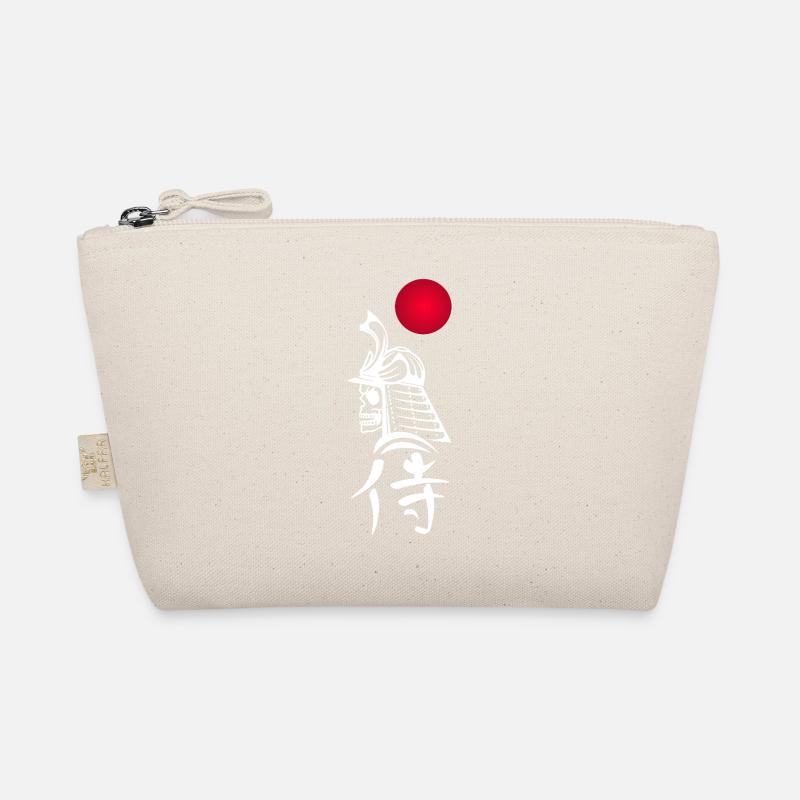 Weißer Samurai und Rote Sonne Bio-Täschchen