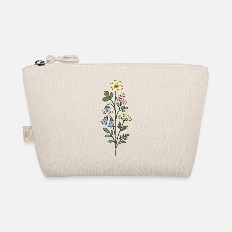 Illustration vintage de fleurs botaniques Trousse biologique