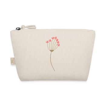 Blume - Bio-Täschchen - Natur - Vorne