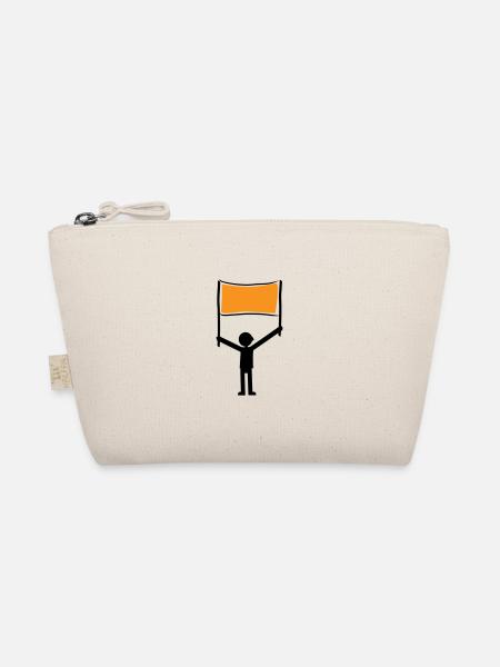 Demonstration strike - Organic Pouch - nature - Front
