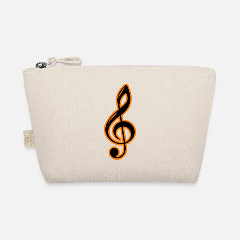 Clé de symbole de notes de musique - Trousse biologique - nature