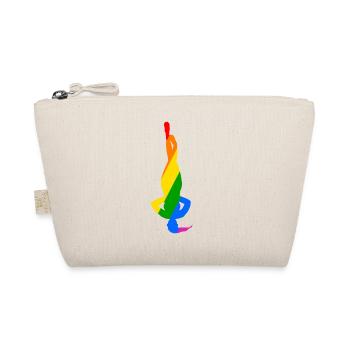 Pose colorée du poirier dans le yoga - Trousse biologique - nature - Devant