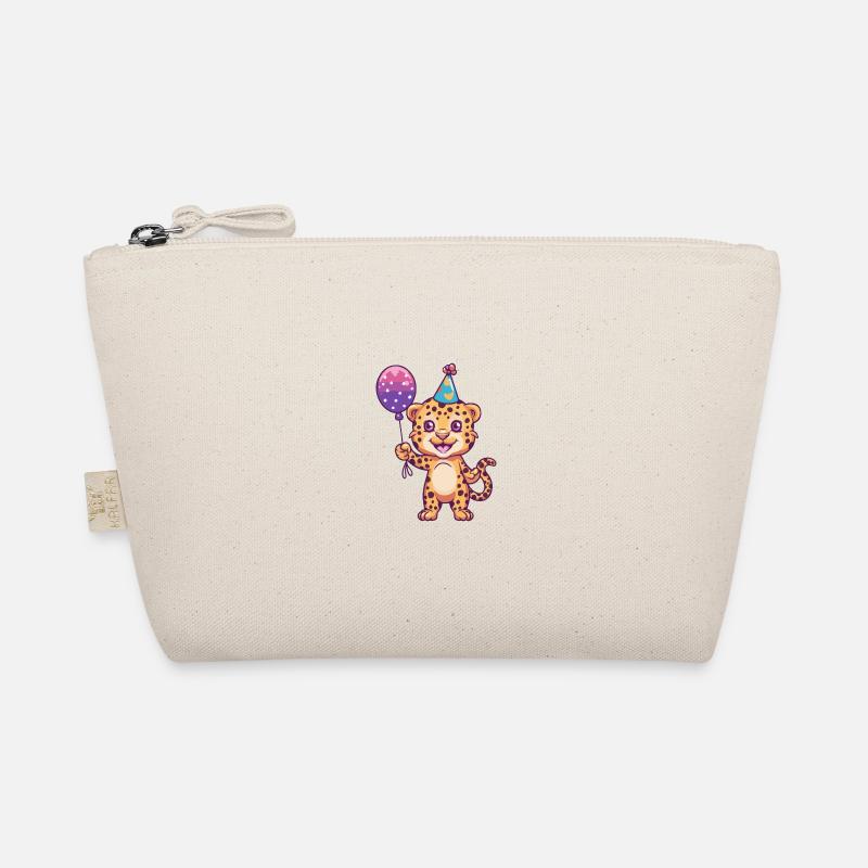 Leopard Geburtstag Comic Bio-Täschchen