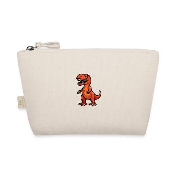Dinosaur T-Rex Halloween Funny - Organic Pouch - nature - Front