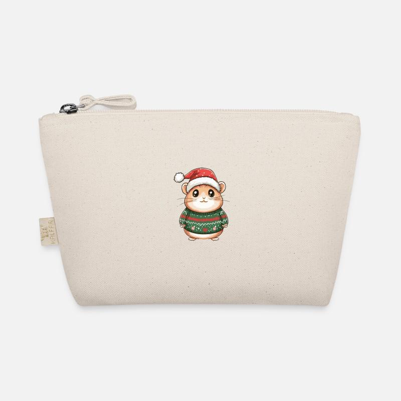 Hamster Christmas Comic Organic Pouch
