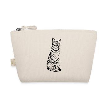 Cat black - Organic Pouch - nature - Front
