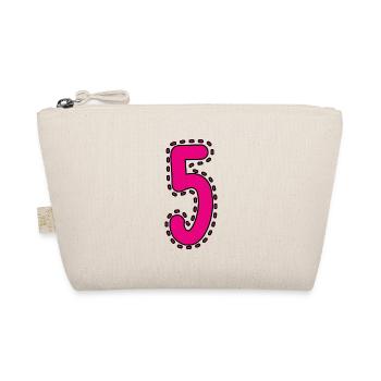 5. 5 YEARS. 5th ANNIVERSARY - Organic Pouch - nature - Front