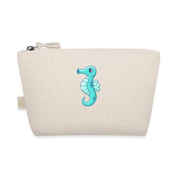 Cute little seahorse - Organic Pouch - nature - Front