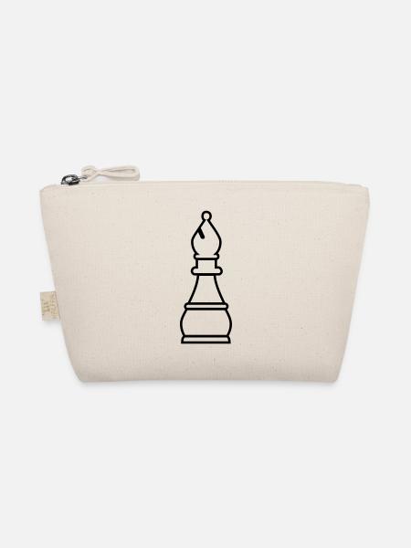 Schach Läufer - Bio-Täschchen - Natur