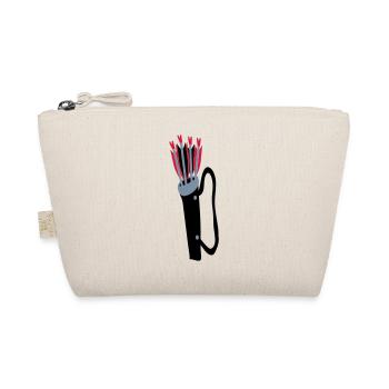 Archery quiver and arrows design by Patjila - Organic Pouch - nature - Front