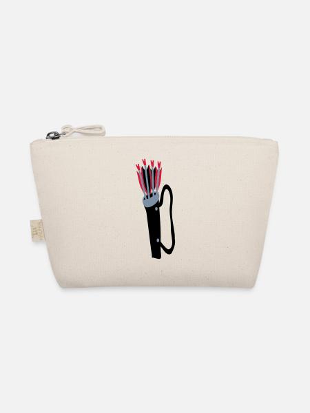 Archery quiver and arrows design by Patjila - Organic Pouch - nature