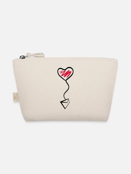 valentine mail - Organic Pouch - nature - Front
