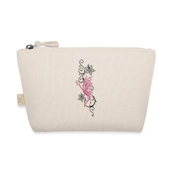 Tribal avec le papillon, floral - Trousse biologique - nature - Devant