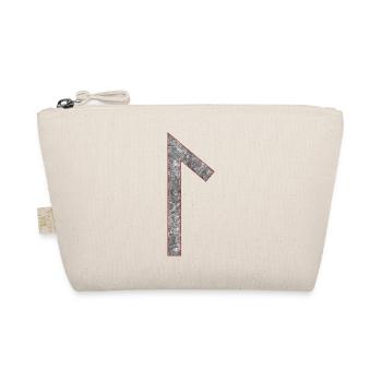 Rune Laguz L - Organic Pouch - nature - Front
