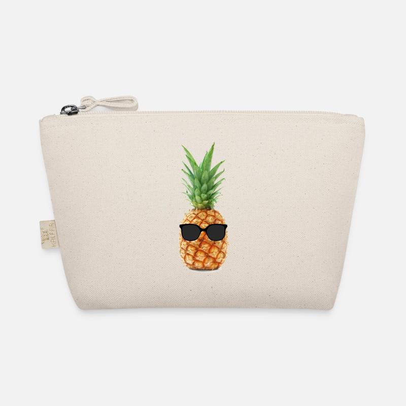 Pineapple with glasses Organic Pouch