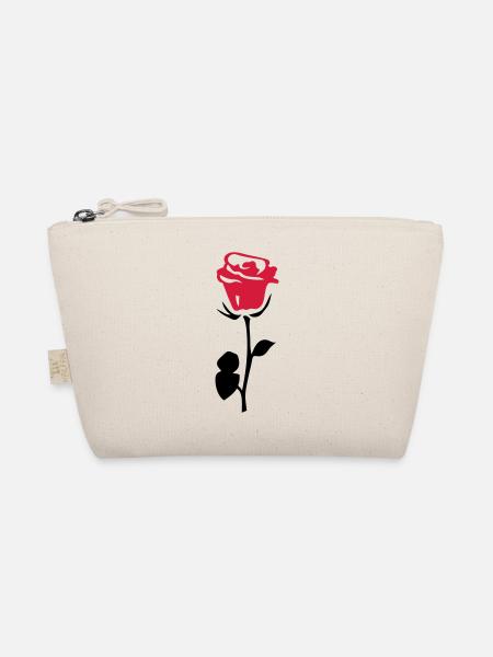 rose fleur - Trousse biologique - nature - Devant
