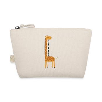 Giraffe großartig - Bio-Täschchen - Natur - Vorne