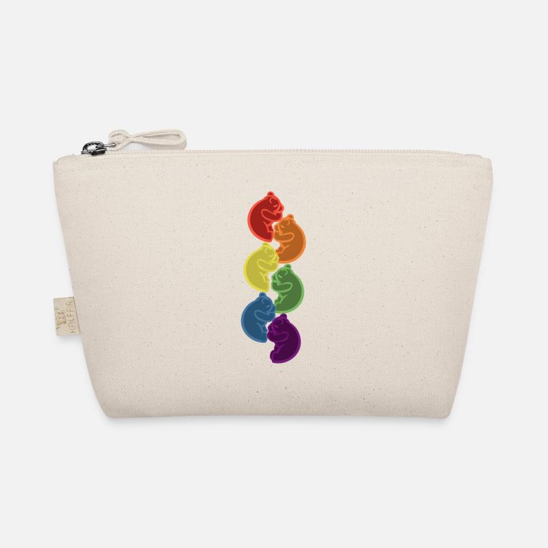Sleeping Rainbow Bears Lgbt Idée cadeau - Trousse biologique - nature