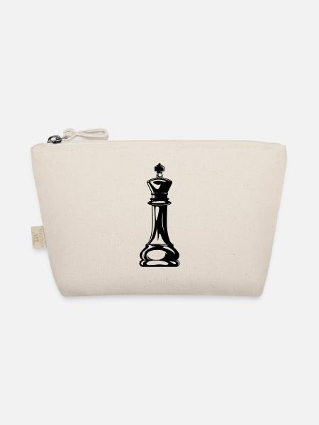 Chess King - Organic Pouch - nature - Front