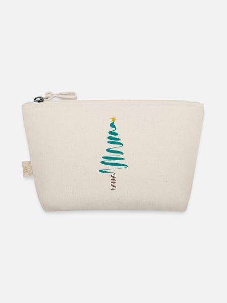 WEIHNACHTEN. FROHE WEIHNACHTEN. FROHE WEIHNACHTEN. NEUJAHR - Bio-Täschchen - Natur
