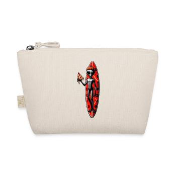 Halloween Alien Surfer Pizza Lover - Trousse biologique - nature - Devant