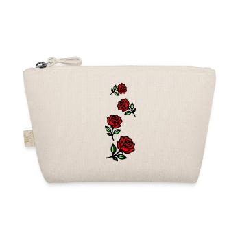 Roses Flowers - Organic Pouch - nature - Front
