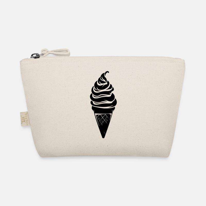 Eiswaffel Silhouette Bio-Täschchen