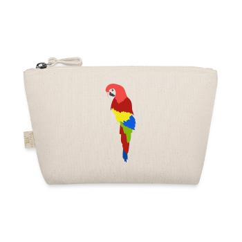 Colorful Parrot Tropical Jungle Bird - Organic Pouch - nature - Front