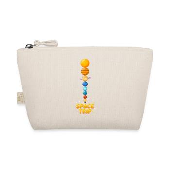 SPACE TRIP - Bunter Planeten Turm - Bio-Täschchen - Natur - Vorne