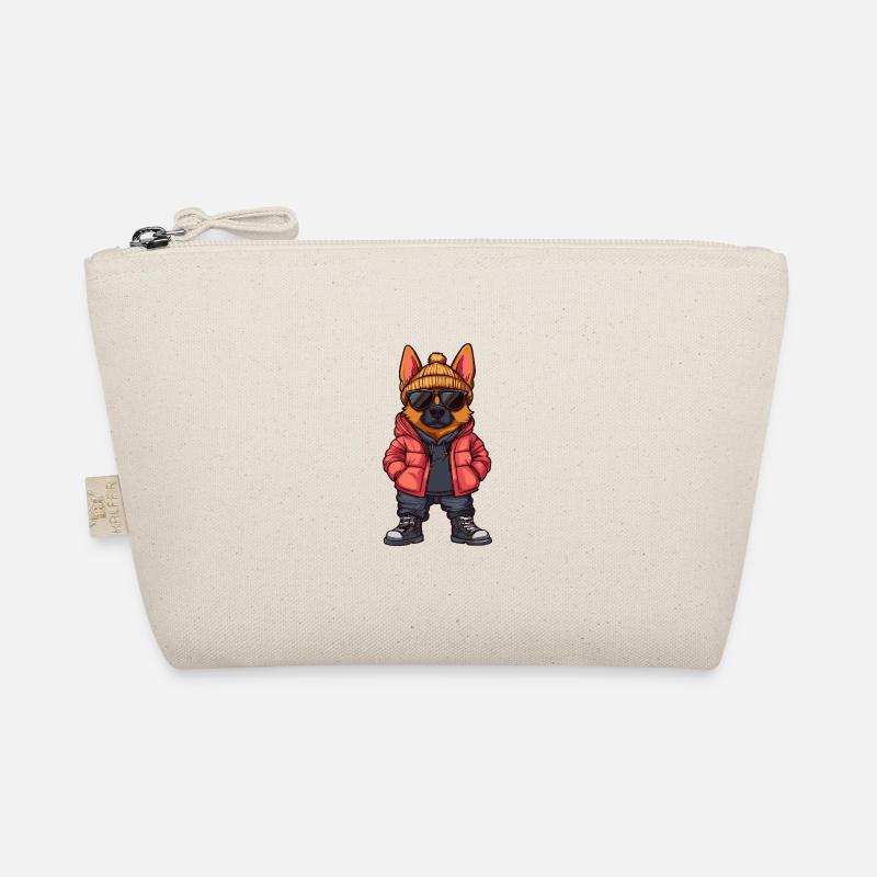 German Shepherd Cool Comic Organic Pouch