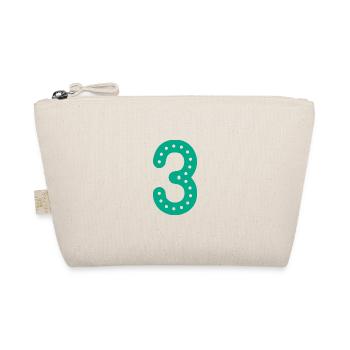 3 ANS. 3e ANNIVERSAIRE. ANNIVERSAIRE 3 ANS. 3 - Trousse biologique - nature - Devant