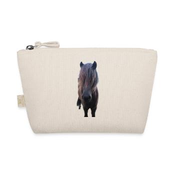 Chevaux T-shirt Cadeau Cavalier - Trousse biologique - nature - Devant