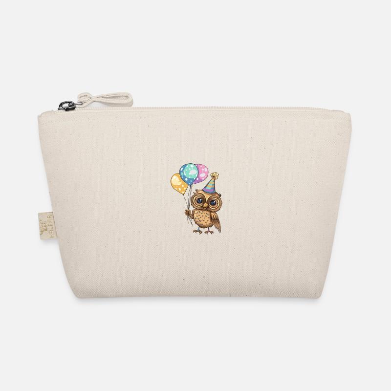 Eule Geburtstag Comic Bio-Täschchen