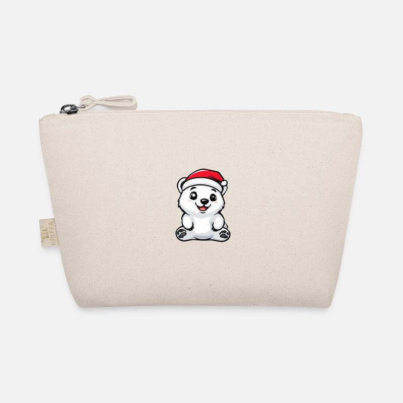 Polar Bear Christmas Cute Organic Pouch