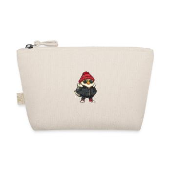 Rooster Winter - Organic Pouch - nature - Front