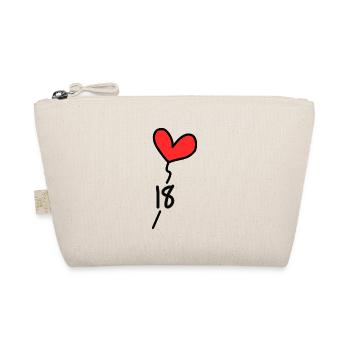 18 ANS. 18e ANNIVERSAIRE. ANNIVERSAIRE 18 ANS. 18 - Trousse biologique - nature - Devant