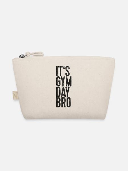 It's Gym Day Bro - Bio-Täschchen - Natur - Vorne