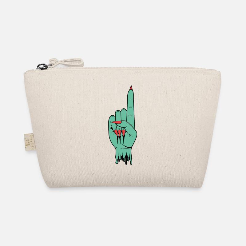 SpaceHoop - Blue Hand Organic Pouch