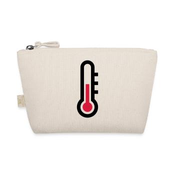 Thermostat Temperatur Symbol Icon - Bio-Täschchen - Natur - Vorne