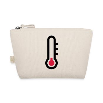 Thermostat Temperatur Symbol Icon - Bio-Täschchen - Natur - Vorne