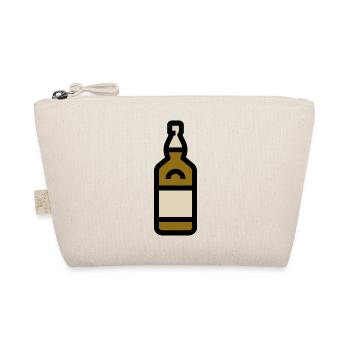 Whiskyflasche, Whiskeyflasche - Bio-Täschchen - Natur - Vorne