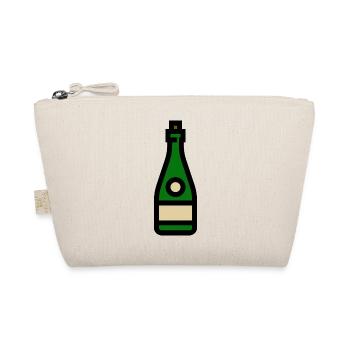glass, sparkling wine, glass - Organic Pouch - nature - Front