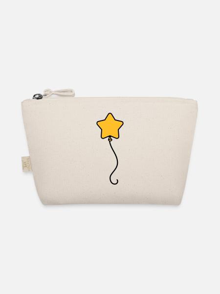 Flying star Balloon - Organic Pouch - nature - Front