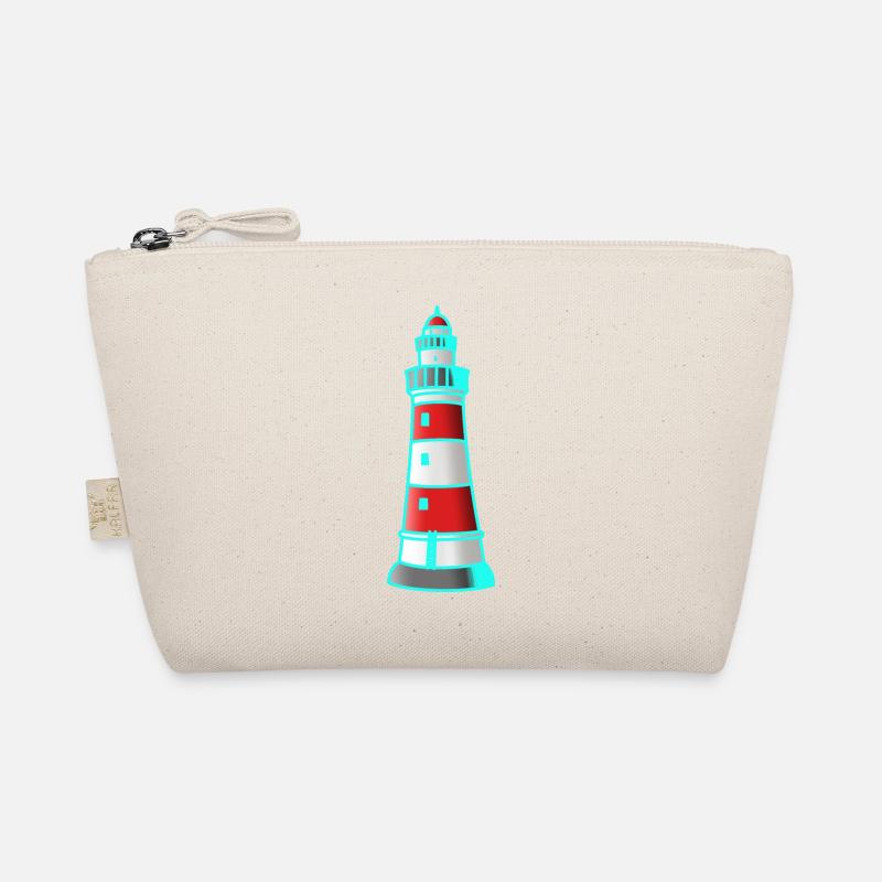 Leuchtturm Nautik Seefahrt Maritim Xmas Bio-Täschchen