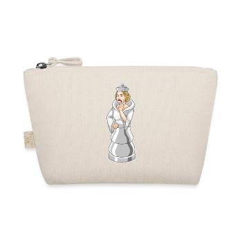 Chess Piece Queen Chess - Organic Pouch - nature - Front