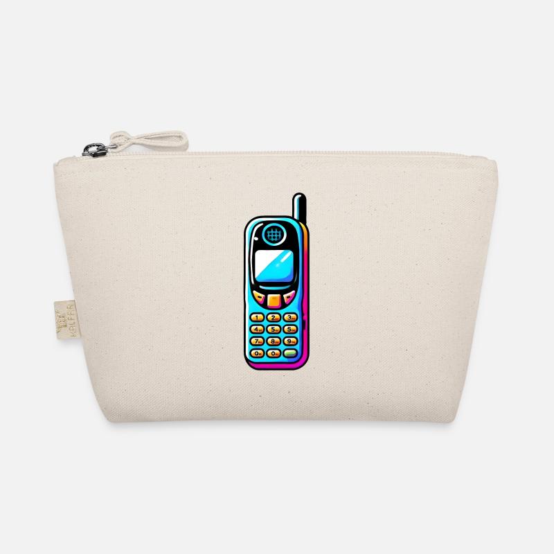 90s Handys - Wir hatten Snake, keine Apps - Bio-Täschchen - Natur
