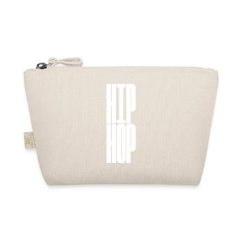 Mutiges Hip Hop Musikdesign - Bio-Täschchen - Natur - Vorne