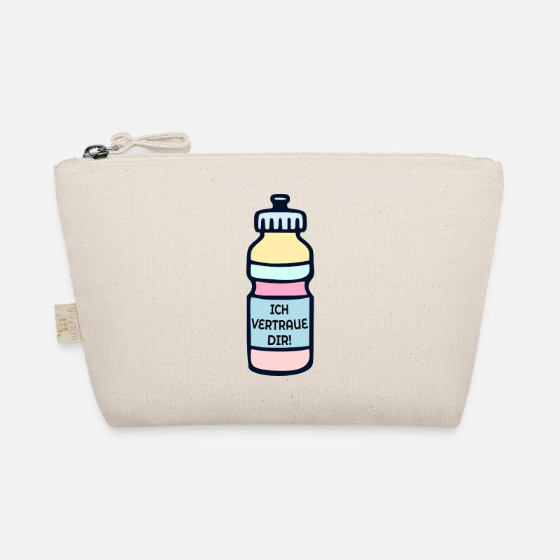 Trinkflasche Sport Ausdauer Vertrauen Bio-Täschchen
