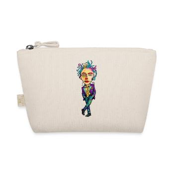 Colorful Expressionist Portrait - Organic Pouch - nature - Front