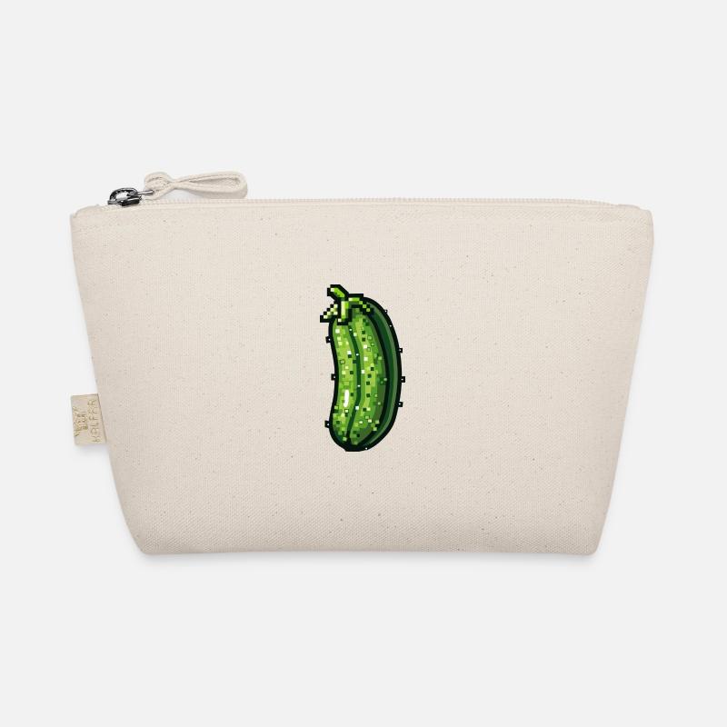 Gurke Pixel Symbol Bio-Täschchen